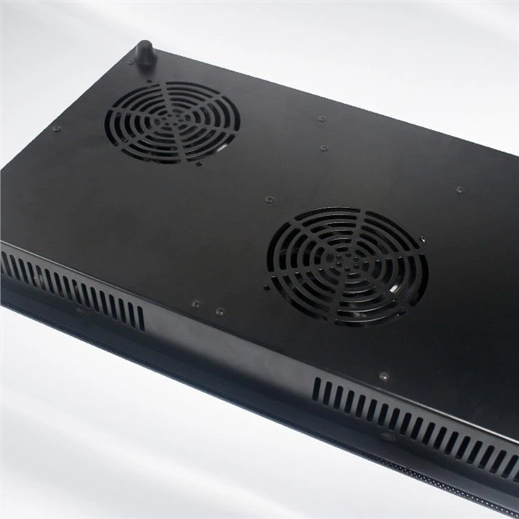 built-in design two plate electric hob